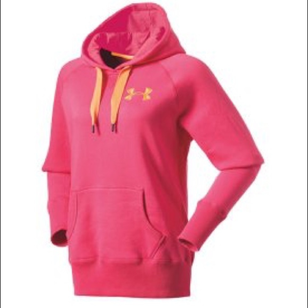 Pink Under Armour sweatshirt